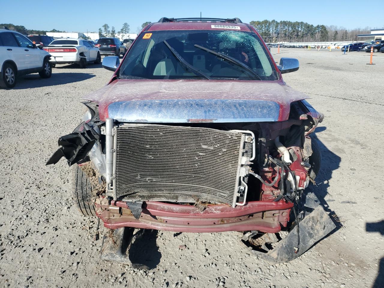 2014 GMC Terrain VIN 2GKFLWE37E6192866 Copart auction photo, front end damage thumbnail 5