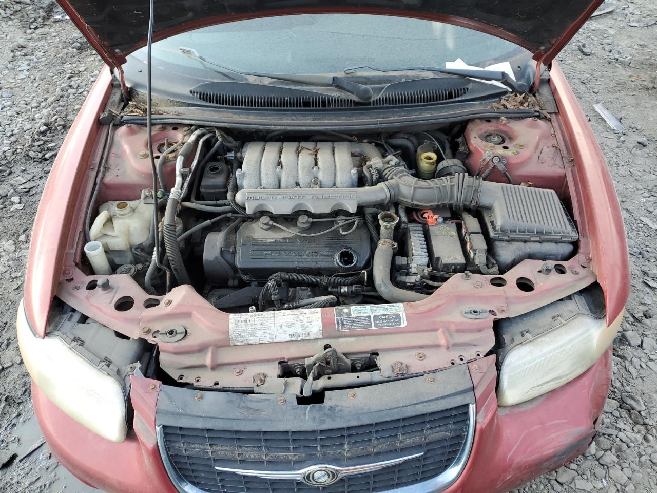 2000 Chrysler Sebring VIN 3C3EL55H3YT211480 Copart auction photo, undercarriage / side damage thumbnail 11