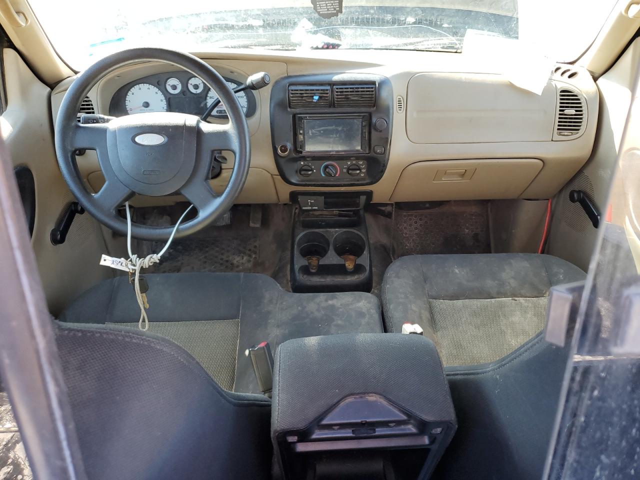 2004 Ford Ranger VIN 1FTYR10U54TA01635 Copart auction photo, front end / side damage thumbnail 8