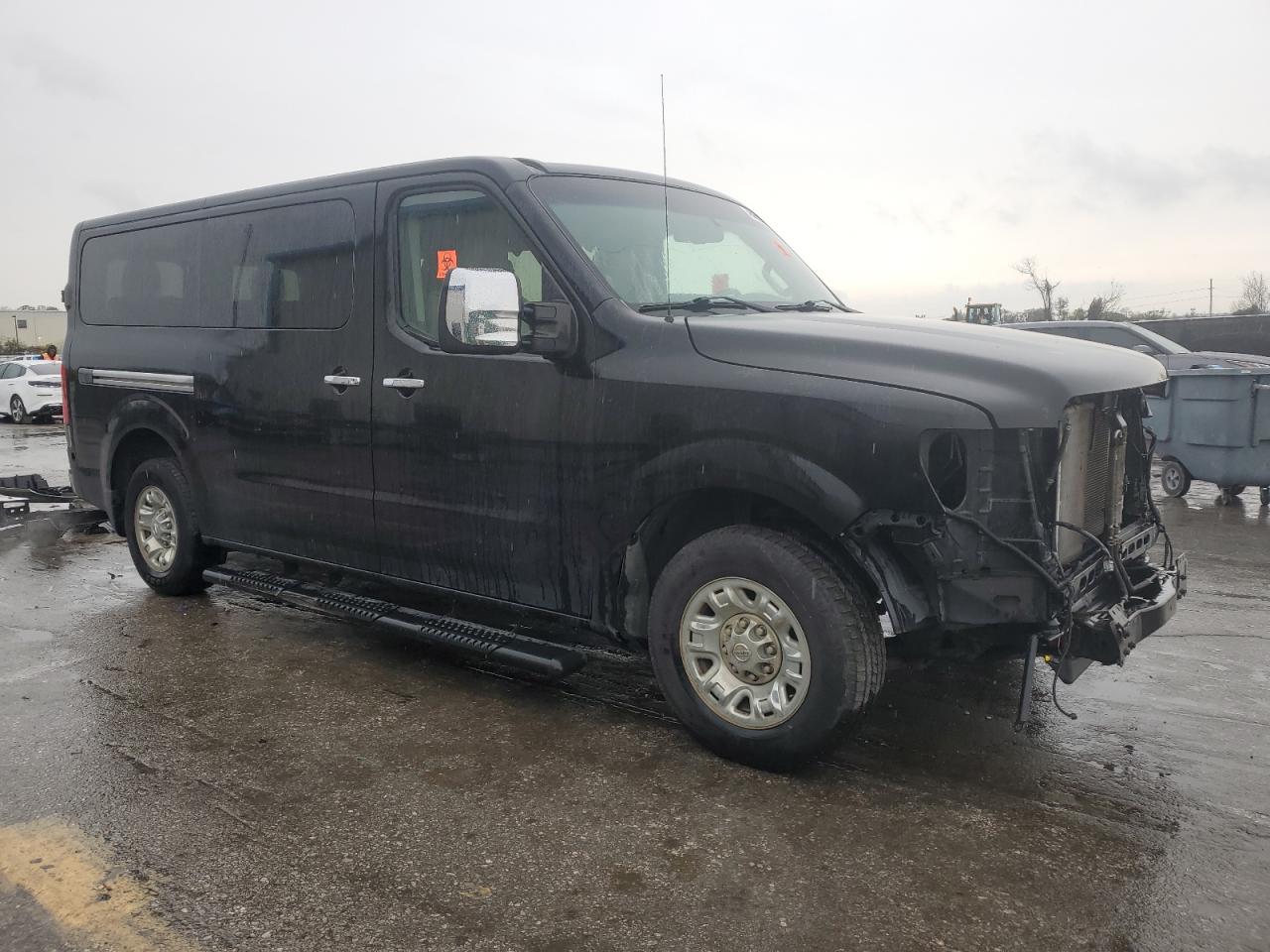2015 Nissan NV VIN 5BZAF0AA9FN852921 Copart auction photo, front end damage thumbnail 4