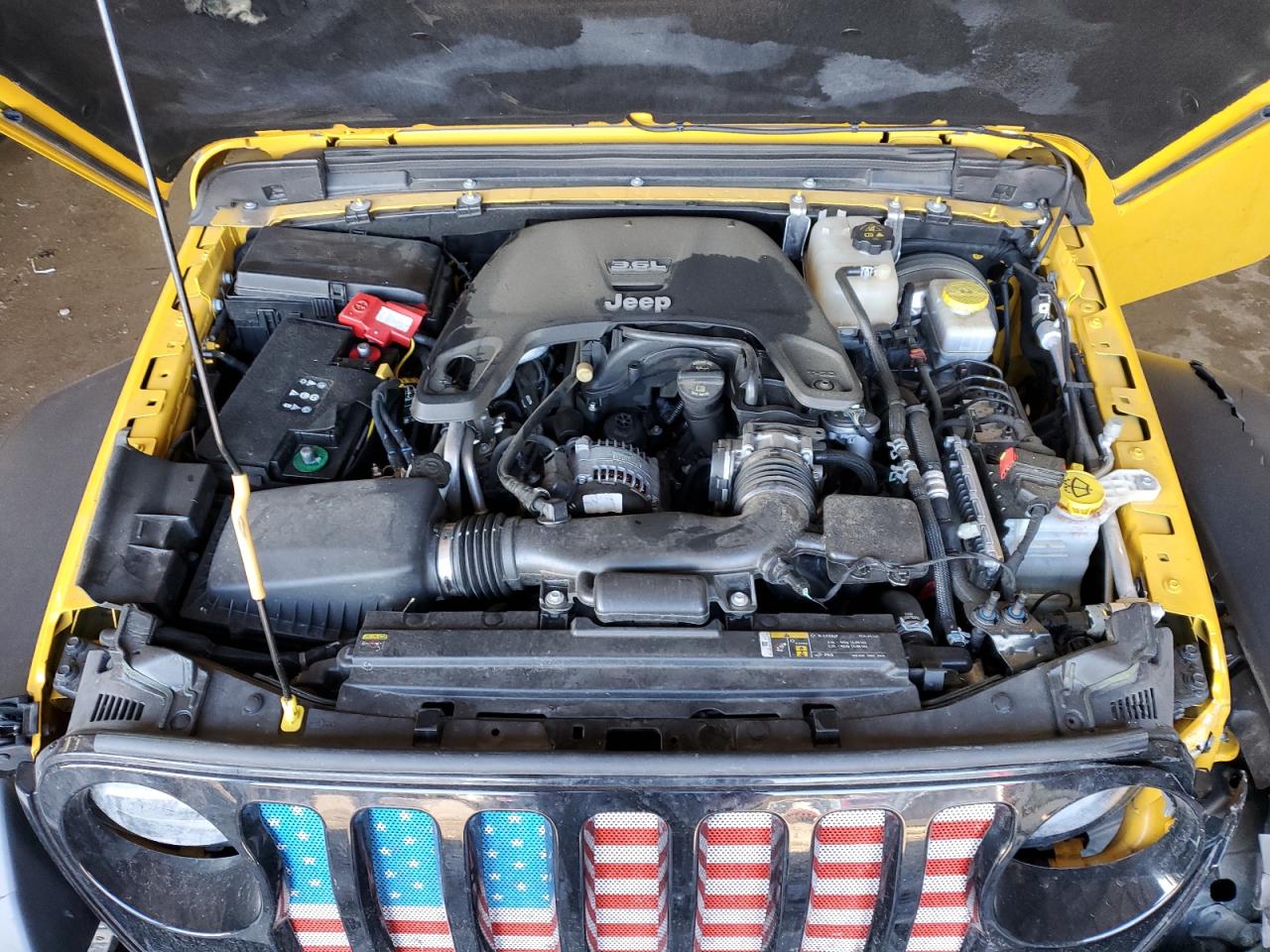 2020 Jeep Wrangler VIN 1C4HJXDGXLW323067 Copart auction photo, all over / undercarriage damage thumbnail 12