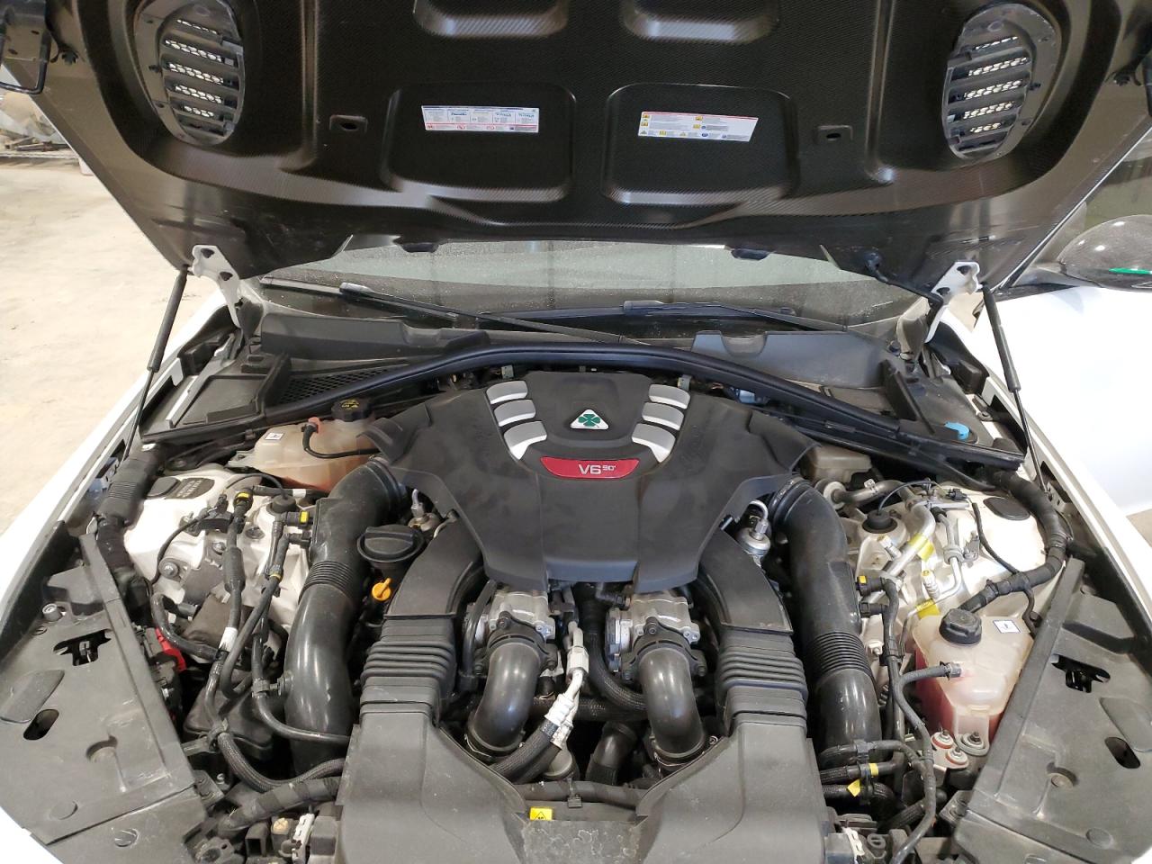 2020 Alfa Romeo Giulia VIN ZARFAMEV9L7622407 Copart auction photo, undercarriage damage thumbnail 11