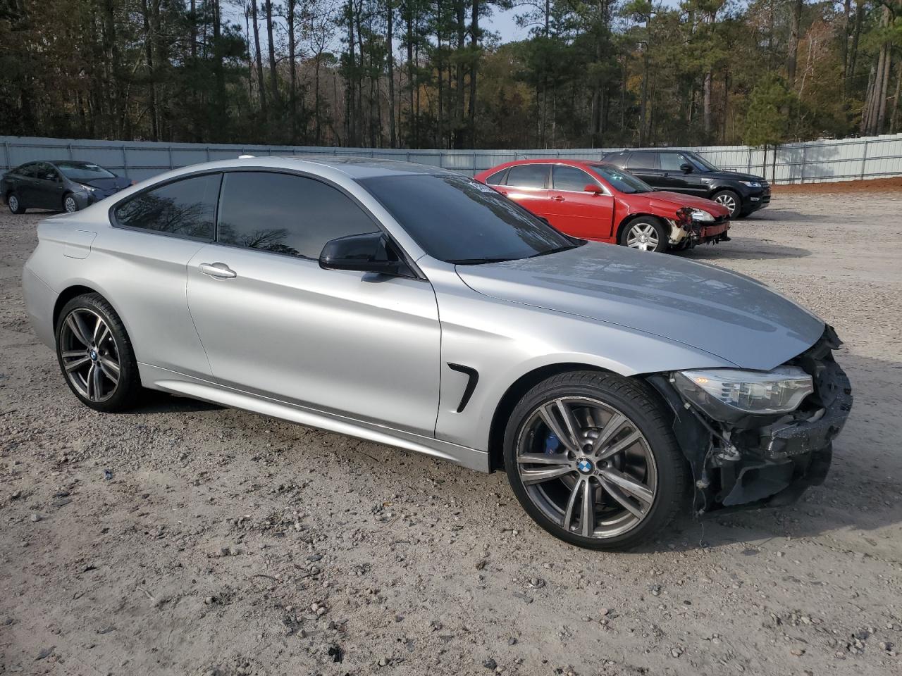 2014 BMW 4er VIN WBA3R5C52EK188679 Copart auction photo, front end / rear end damage thumbnail 4
