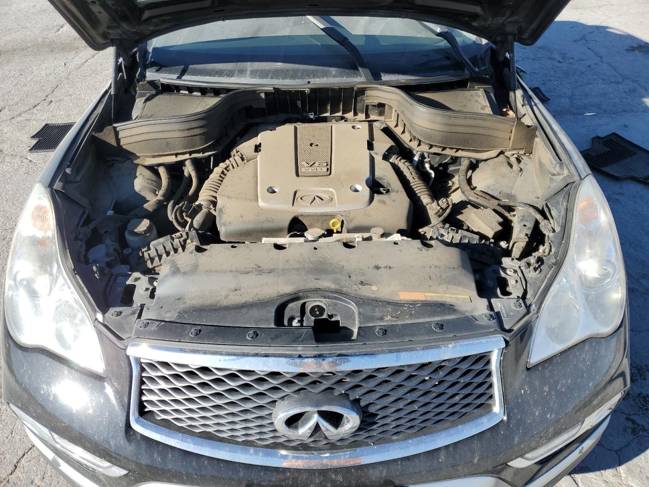 2017 Infiniti QX50 VIN JN1BJ0RR2HM409535 Copart auction photo, side / rear end damage thumbnail 13