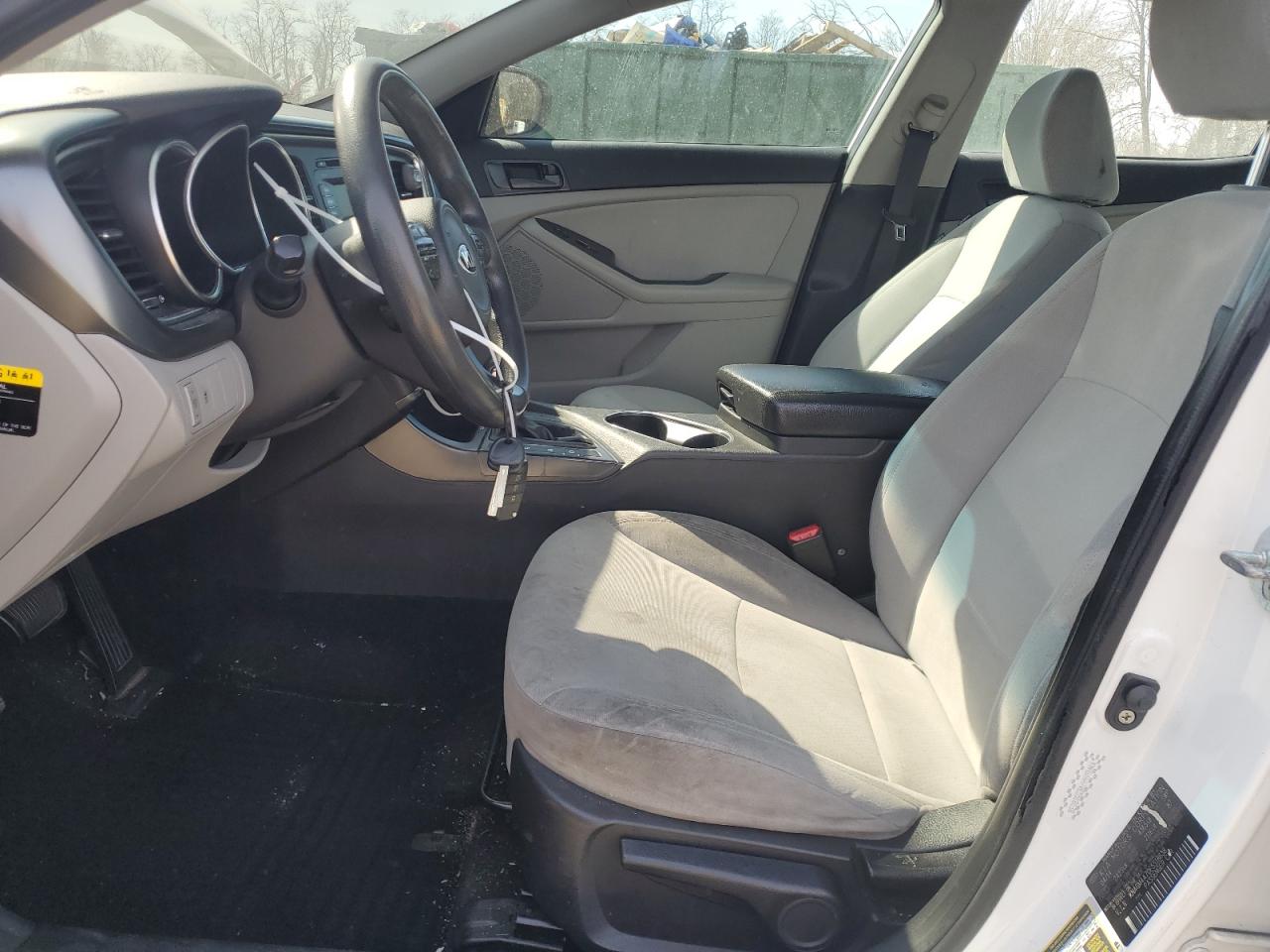 2014 KIA Optima VIN KNAGM4A70E5518638 Copart auction photo, front end damage thumbnail 7