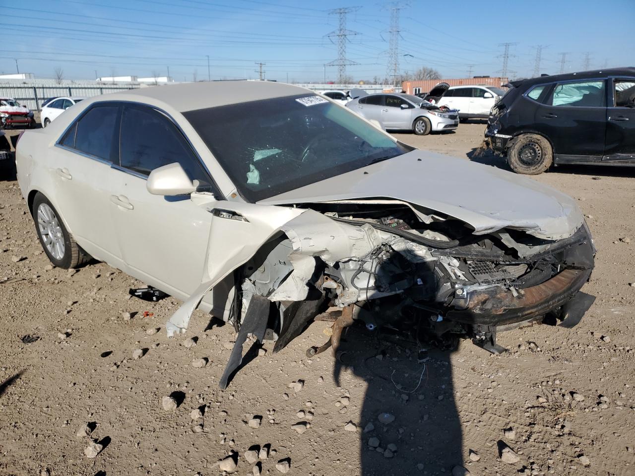 2011 Cadillac CTS VIN 1G6DC5EY6B0105541 Copart auction photo, all over damage thumbnail 4
