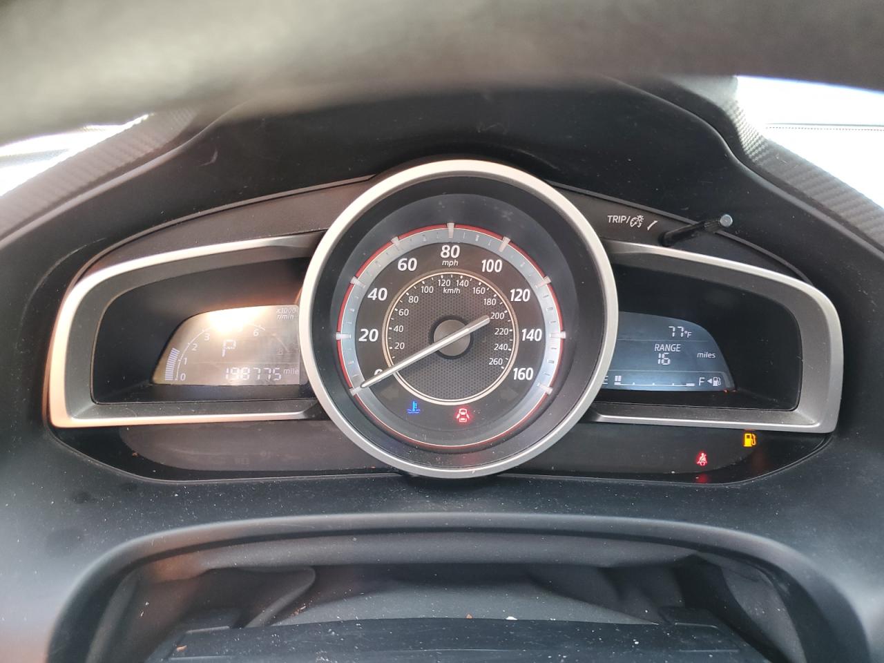 2014 Mazda 3 VIN JM1BM1U73E1217621 Copart auction photo, vandalism damage thumbnail 9