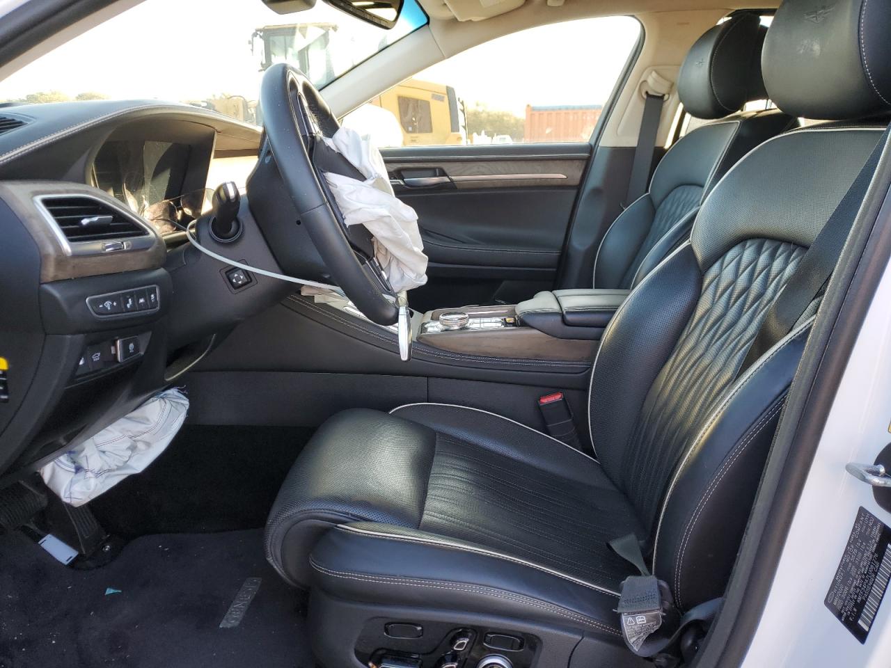 2020 Genesis G90 VIN KMTF34PA7LU081276 Copart auction photo, front end damage thumbnail 7