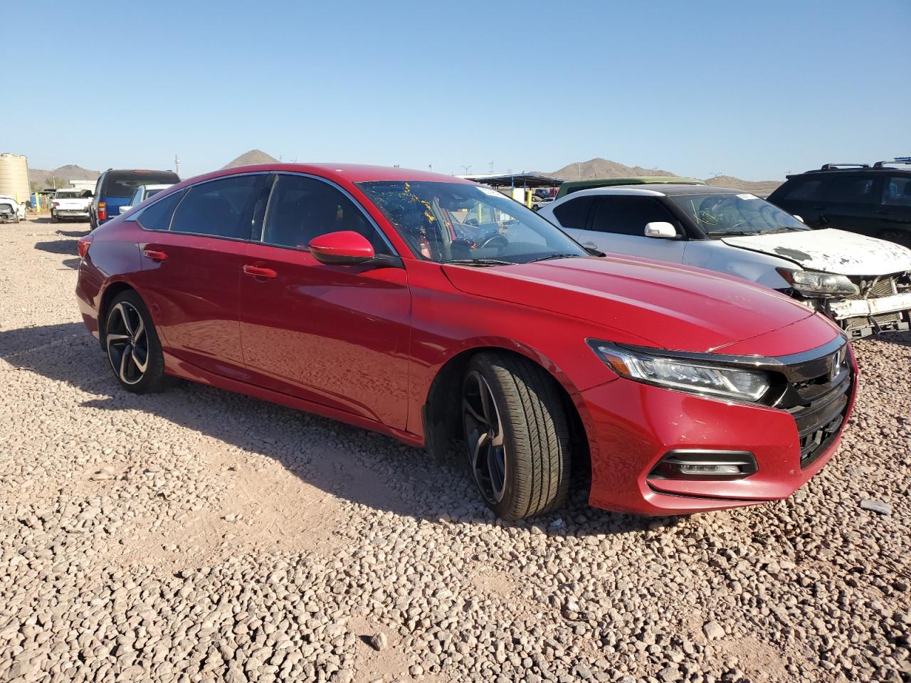 2018 Honda Accord VIN 1HGCV1F32JA031642 Copart auction photo, front end damage thumbnail 4