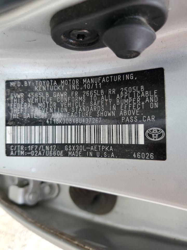 2011 Toyota Avalon VIN 4T1BK3DBXBU437267 Copart auction photo, front end / all over damage thumbnail 14