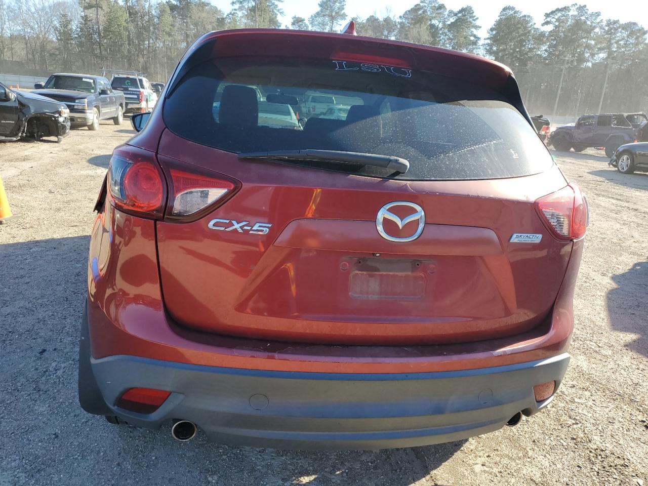 2013 Mazda CX-5 VIN JM3KE2CE0D0117975 Copart auction photo, undercarriage damage thumbnail 6