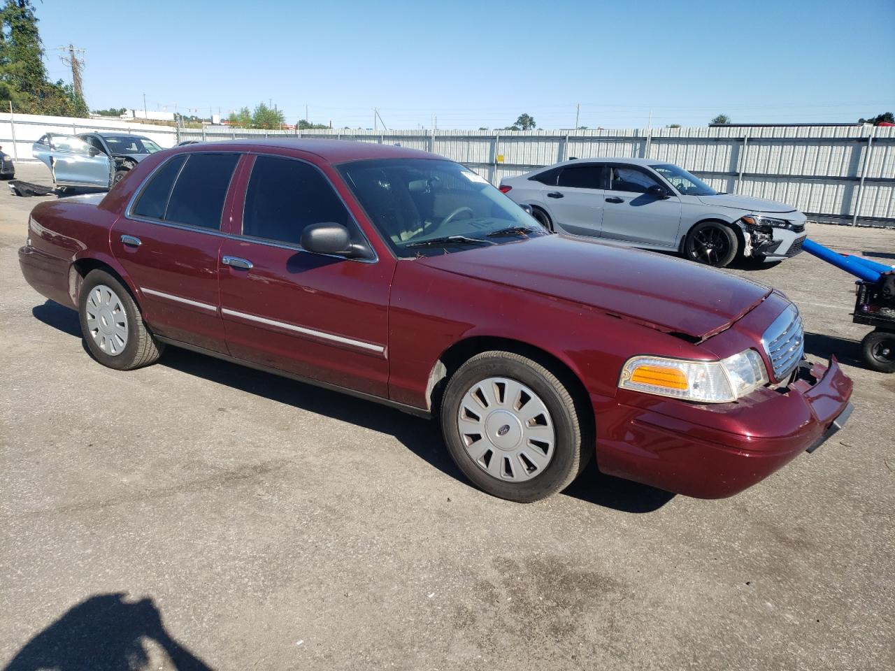 2010 Ford Crown Victoria VIN 2FABP7BV7AX117265 Copart auction photo, front end damage thumbnail 4