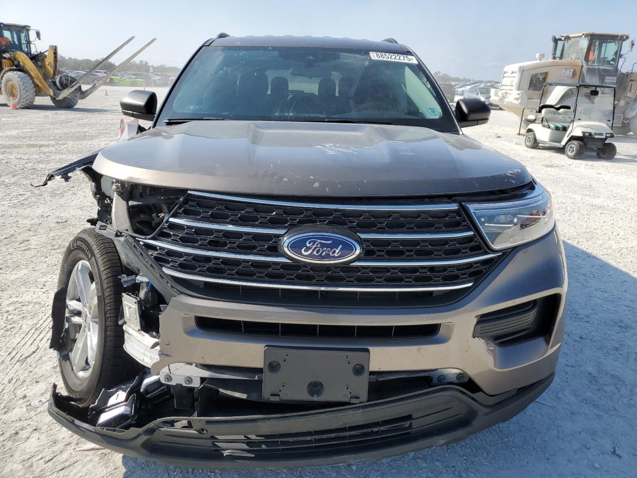 2021 Ford Explorer VIN 1FMSK8DH4MGB58660 Copart auction photo, front end / undercarriage damage thumbnail 5