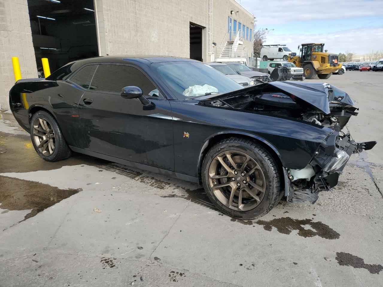 2021 Dodge Challenger VIN 2C3CDZFJXMH516930 Copart auction photo, front end / side damage thumbnail 4