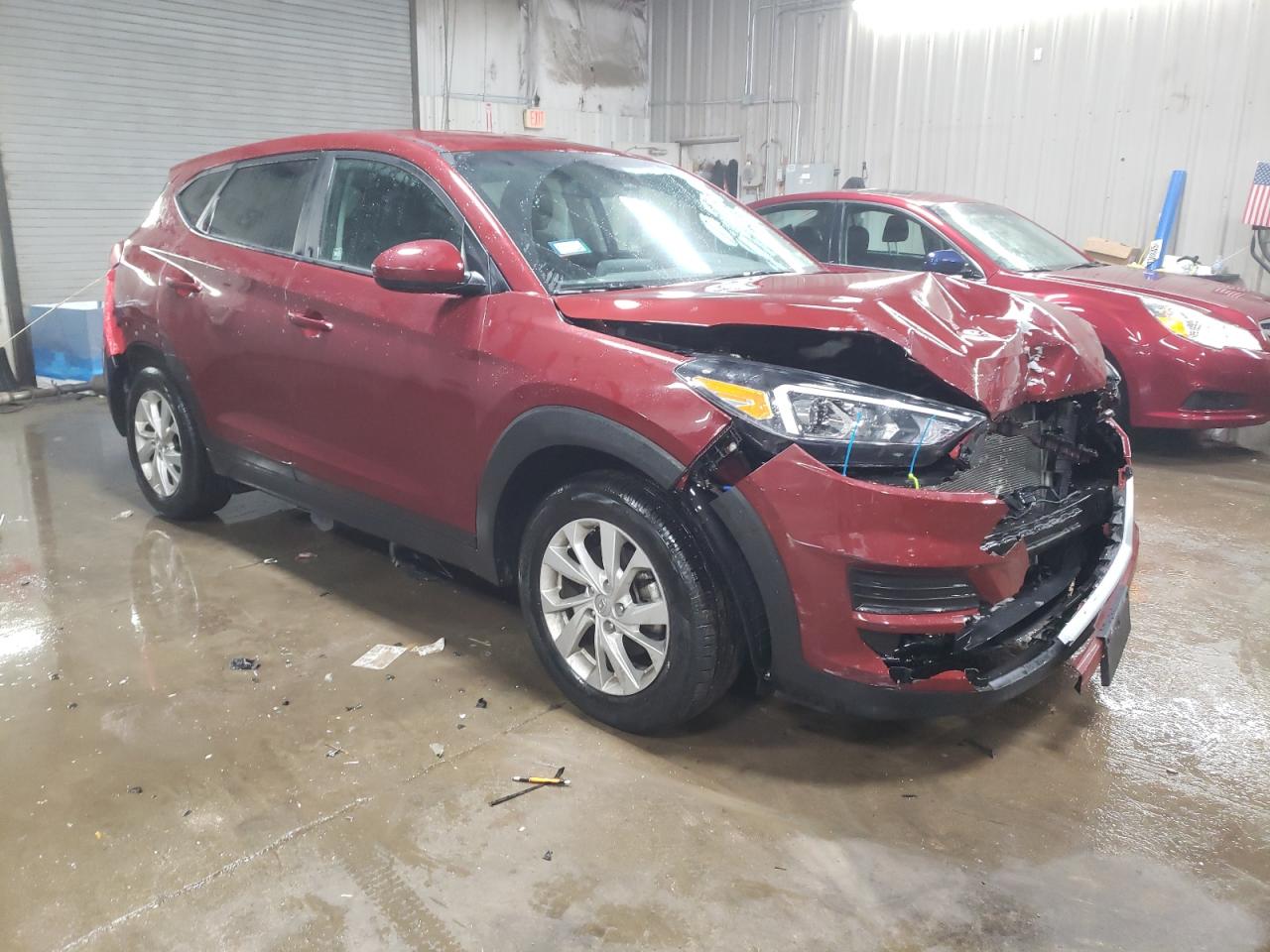 2020 Hyundai Tucson VIN KM8J23A45LU169439 Copart auction photo, front end / rear end damage thumbnail 4