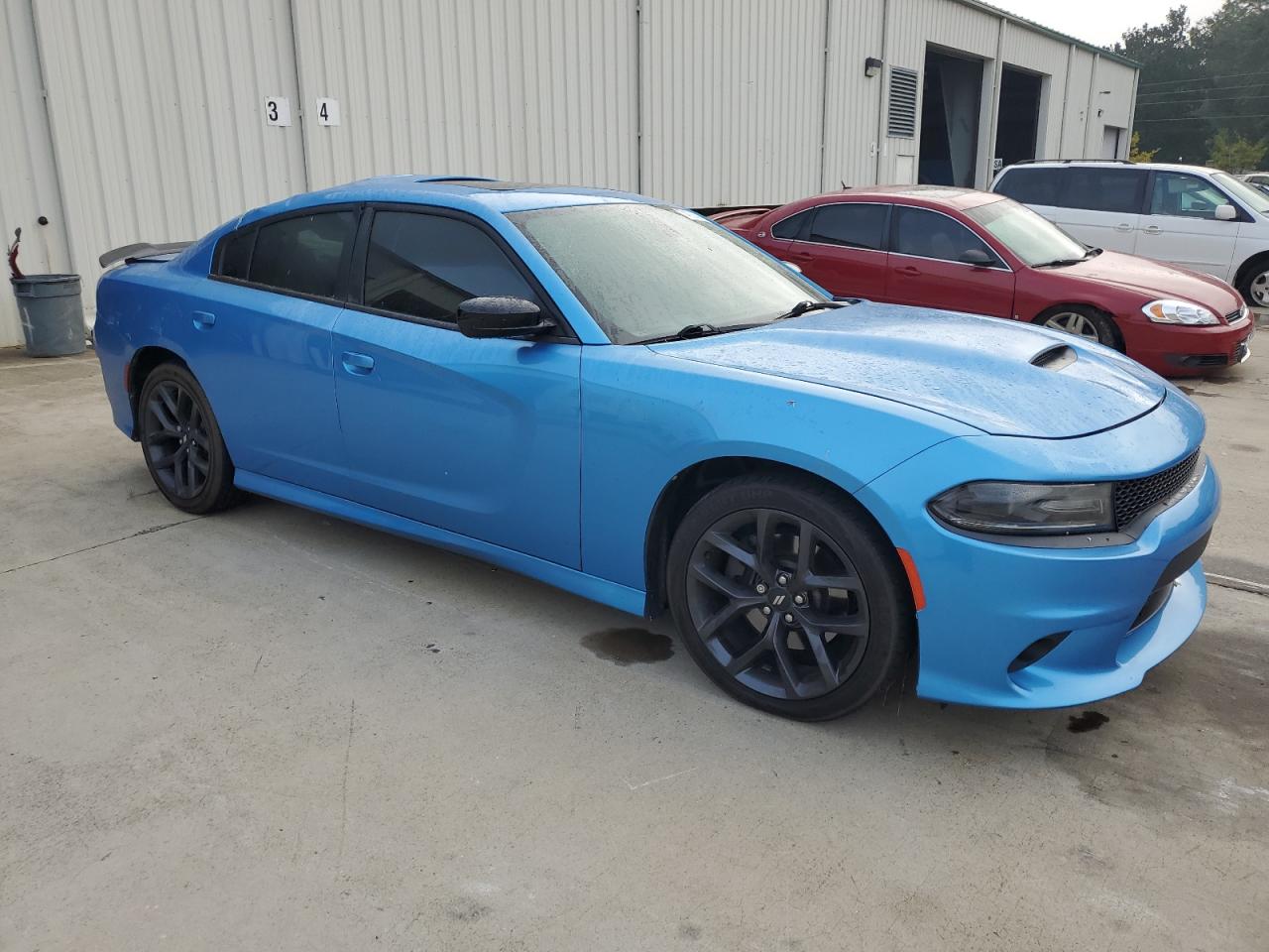 2019 Dodge Charger VIN 2C3CDXHG9KH568228 Copart auction photo, top/roof / all over damage thumbnail 4