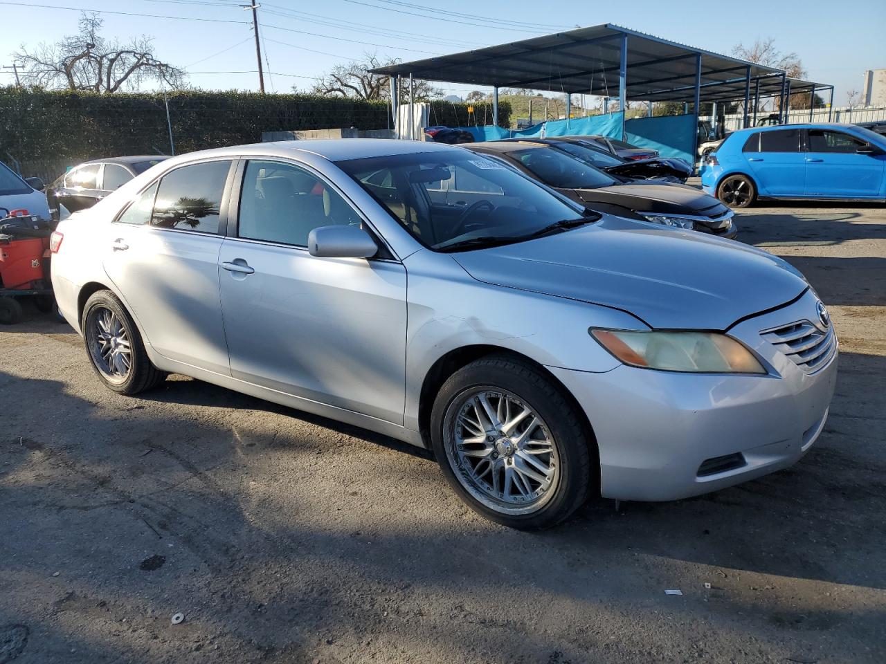 2008 Toyota Camry VIN 4T1BE46K08U196063 Copart auction photo, vandalism / front end damage thumbnail 4