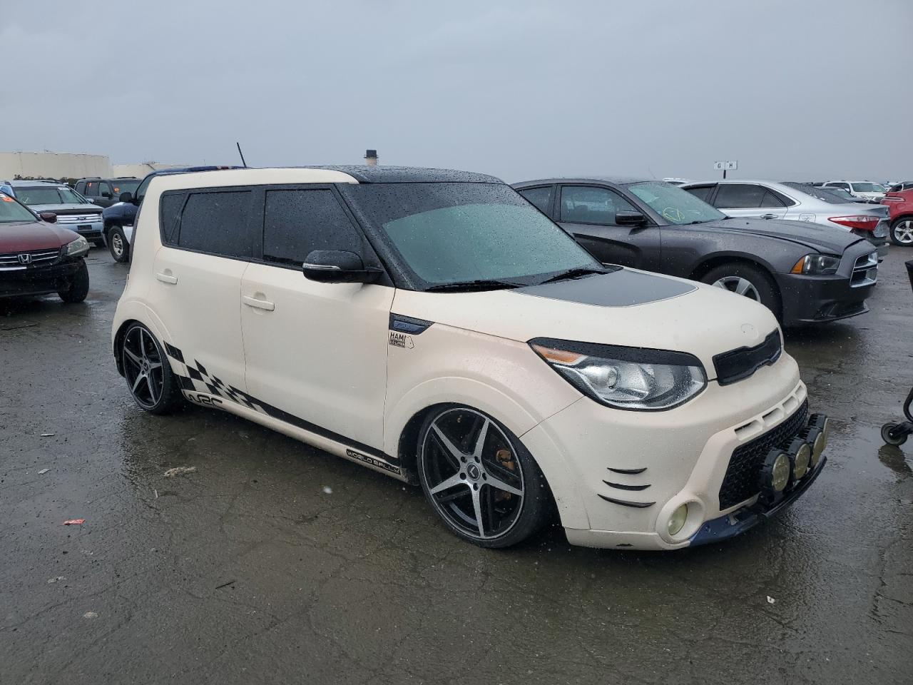2015 KIA Soul VIN KNDJX3A55F7183875 Copart auction photo, rear end damage thumbnail 4
