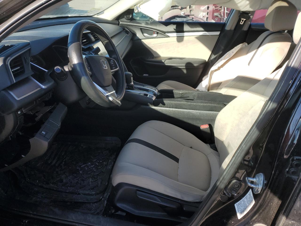 2017 Honda Civic VIN 19XFC1F36HE213675 Copart auction photo, rear end / front end damage thumbnail 7