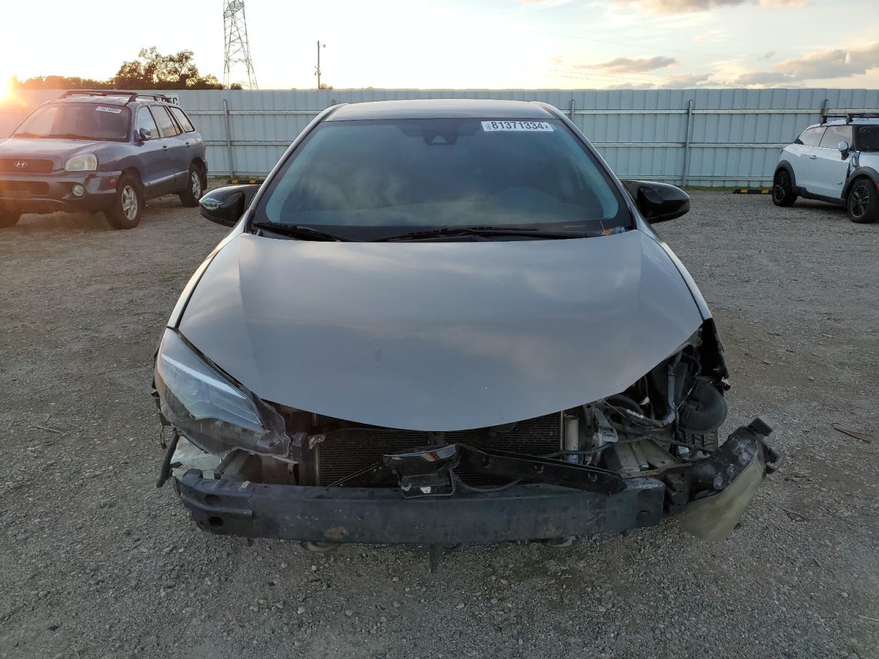2017 Toyota Corolla VIN 5YFBURHE3HP688370 Copart auction photo, front end damage thumbnail 5