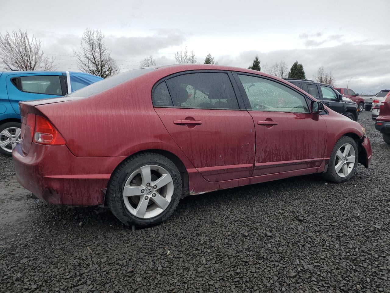 2006 Honda Civic VIN JHMFA16806S013868 Copart auction photo, frame damage / all over damage thumbnail 3