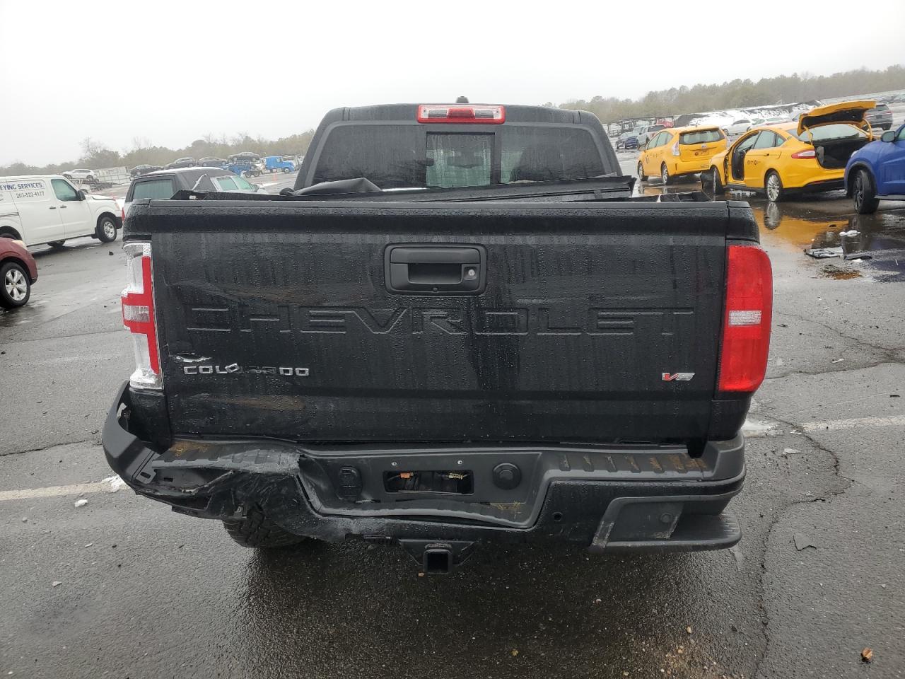 2022 Chevrolet Colorado VIN 1GCGTDEN1N1177305 Copart auction photo, front end / rear end damage thumbnail 6