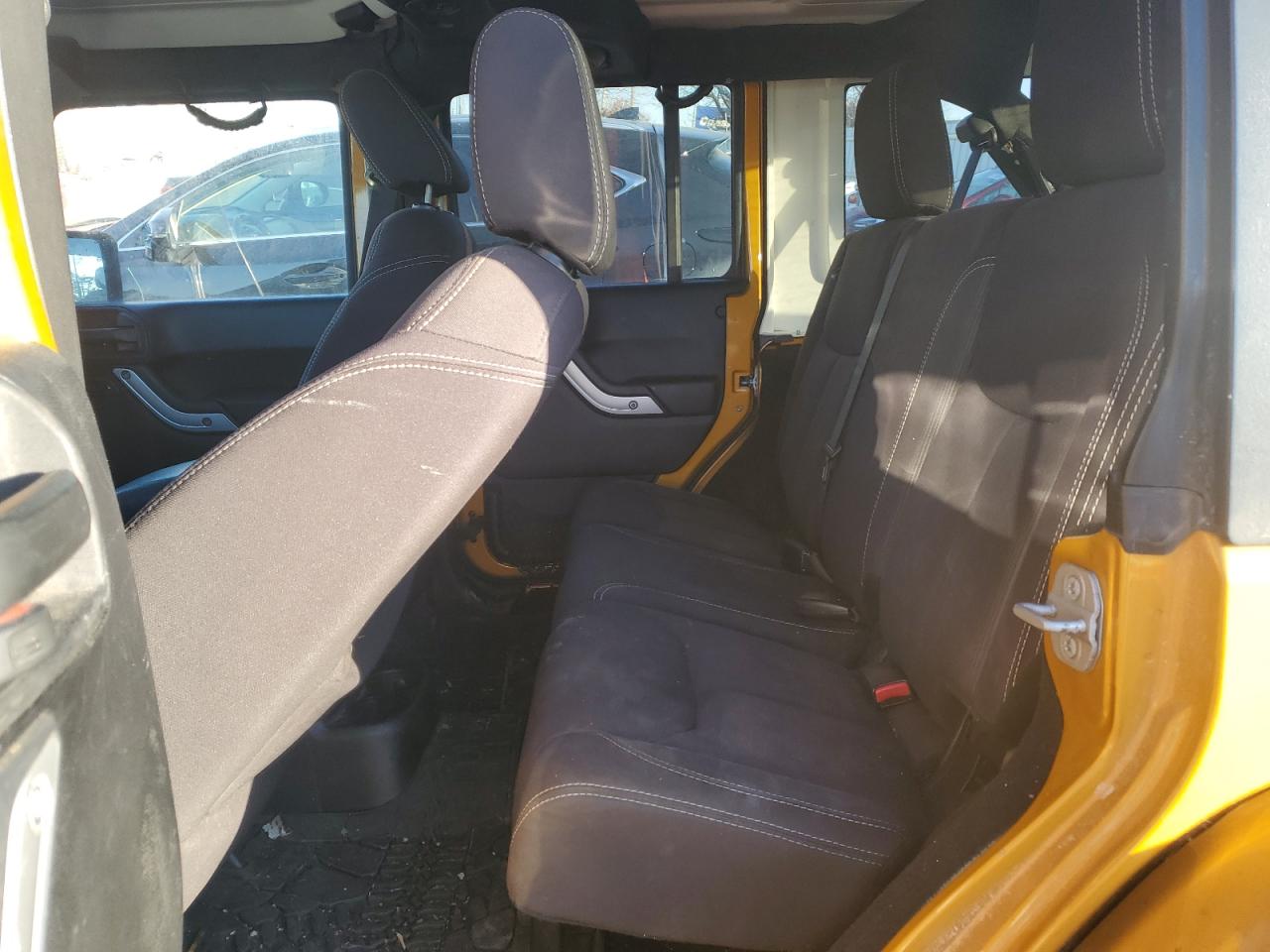 2014 Jeep Wrangler VIN 1C4BJWEG1EL168945 Copart auction photo, front end / undercarriage damage thumbnail 11