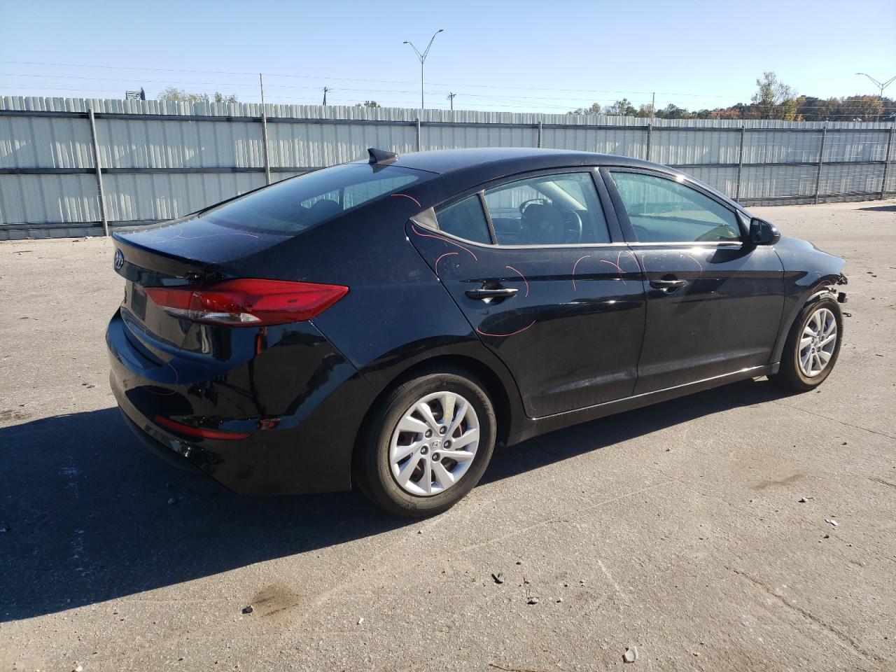 2017 Hyundai Elantra VIN 5NPD74LF4HH139728 Copart auction photo, front end damage thumbnail 3