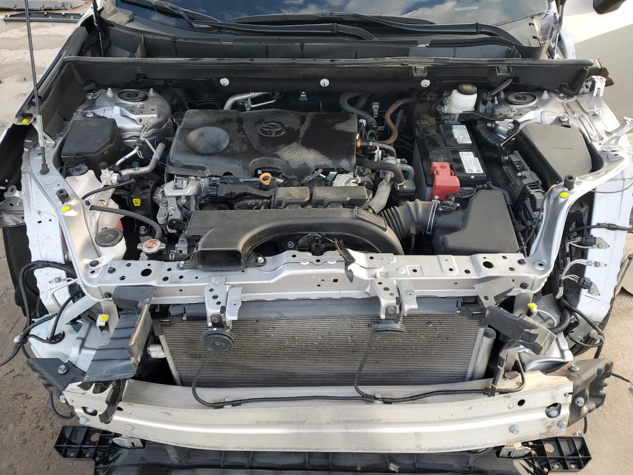 2021 Toyota RAV 4 VIN 2T3W1RFV1MC150233 Copart auction photo, all over damage thumbnail 12