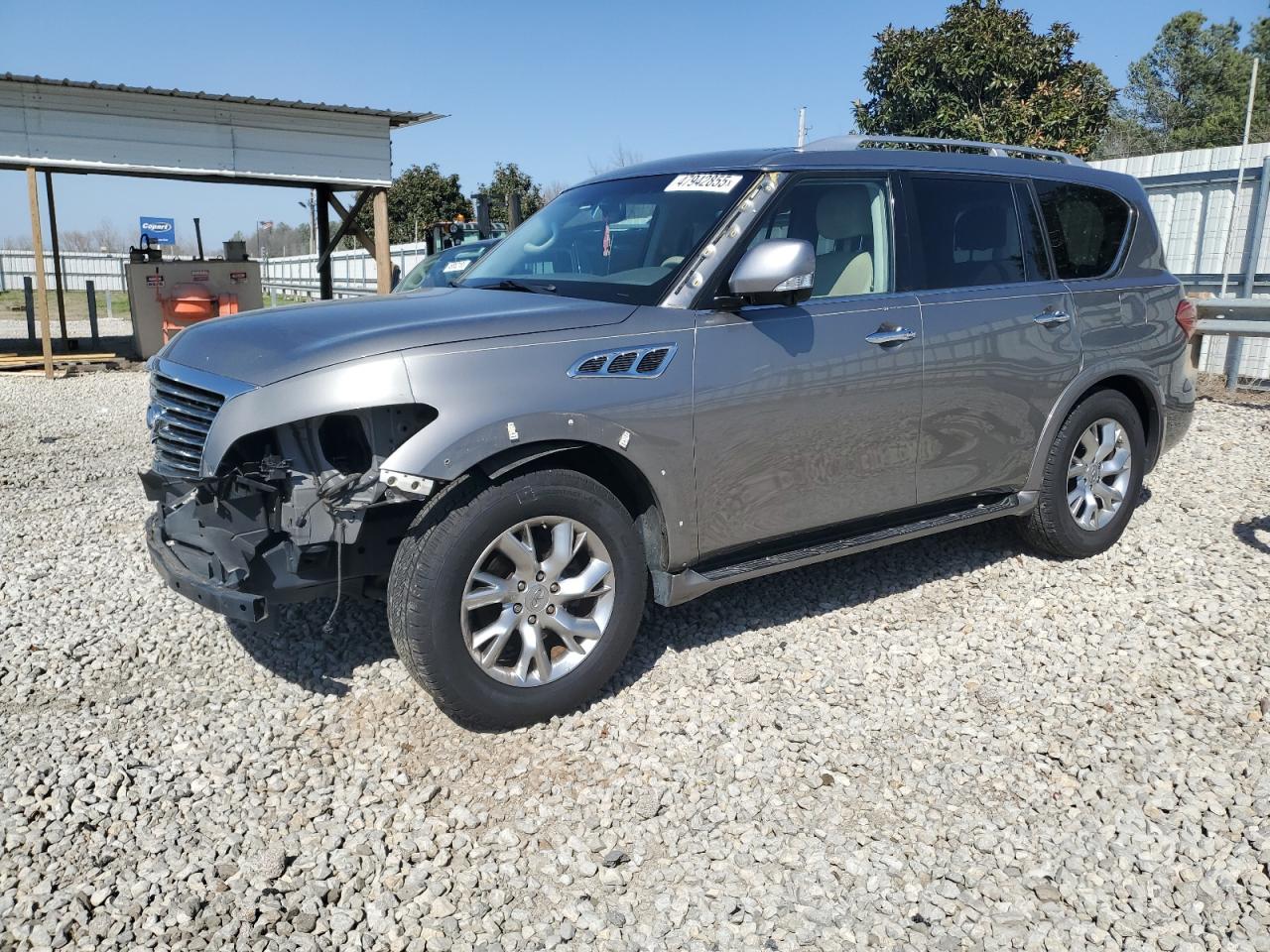 2012 Infiniti QX56 VIN JN8AZ2NF5C9518211 - Copart auction photo