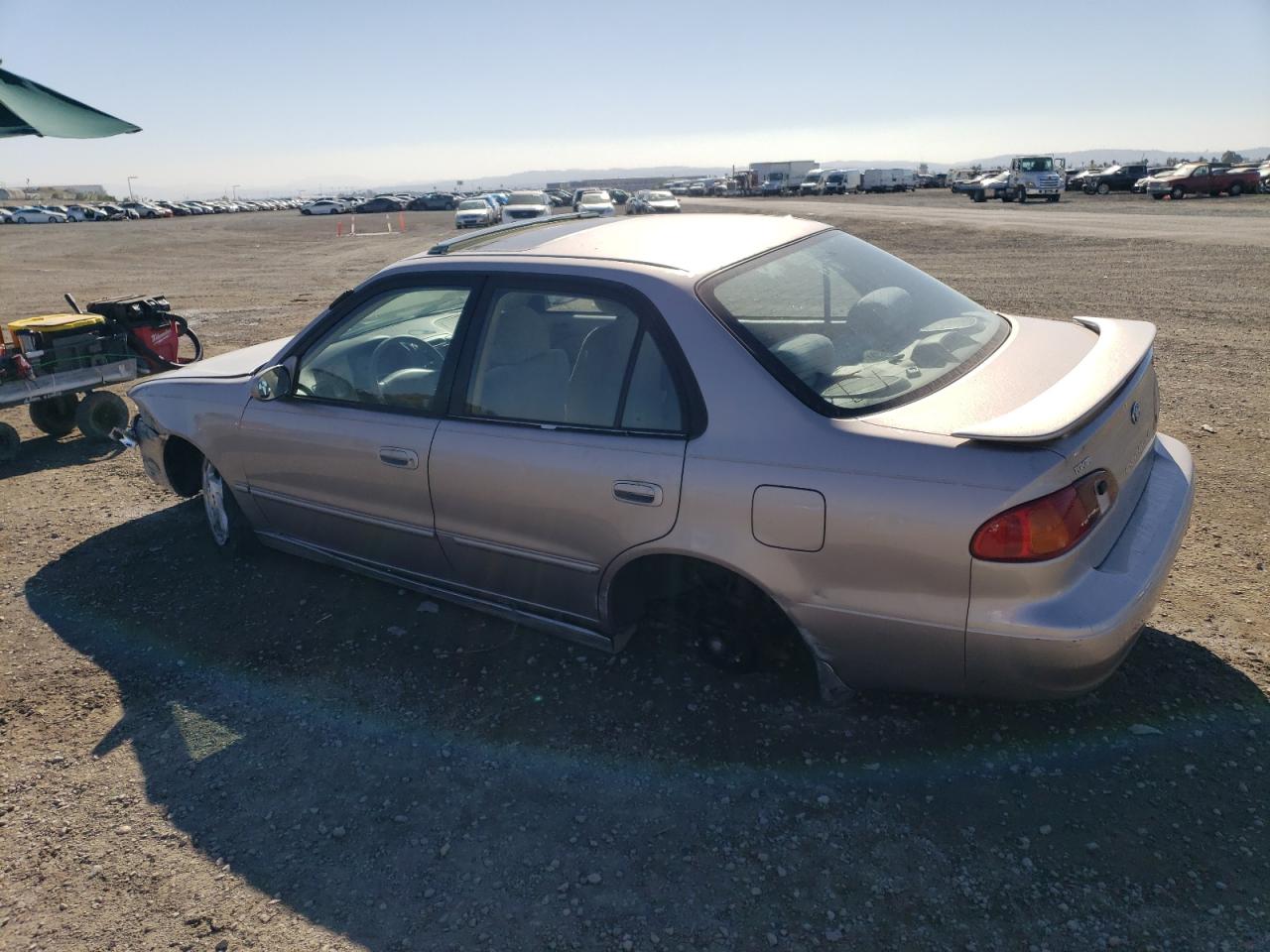2000 Toyota Corolla VIN 2T1BR12E0YC322345 Copart auction photo, front end damage thumbnail 2
