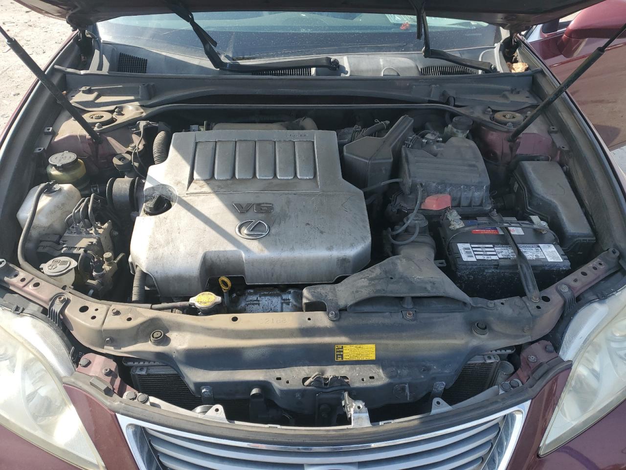 2008 Lexus ES VIN JTHBJ46G782244793 Copart auction photo, side damage thumbnail 13
