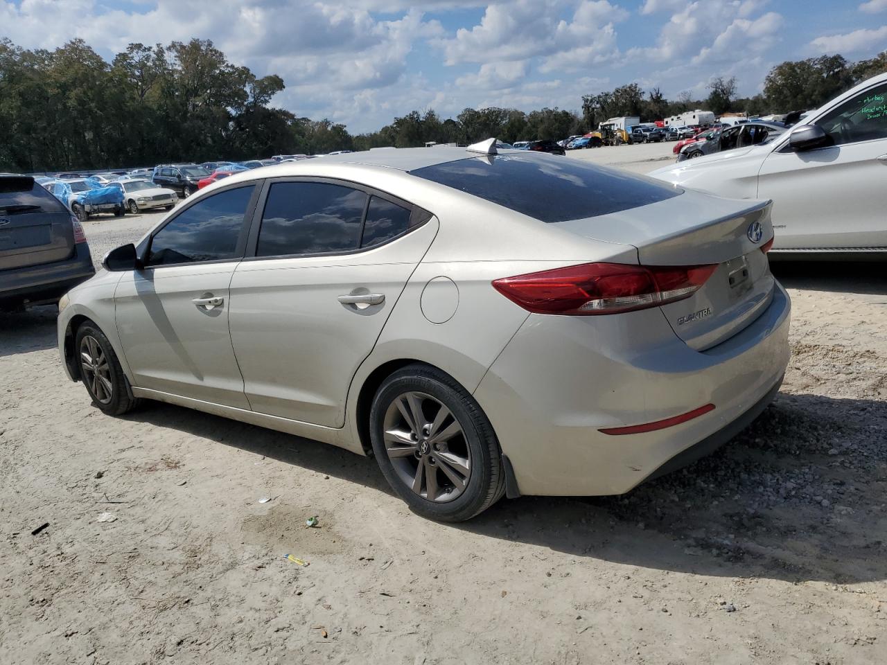 2017 Hyundai Elantra VIN 5NPD84LF8HH119009 Copart auction photo, front end / minor dent/scratches damage thumbnail 2