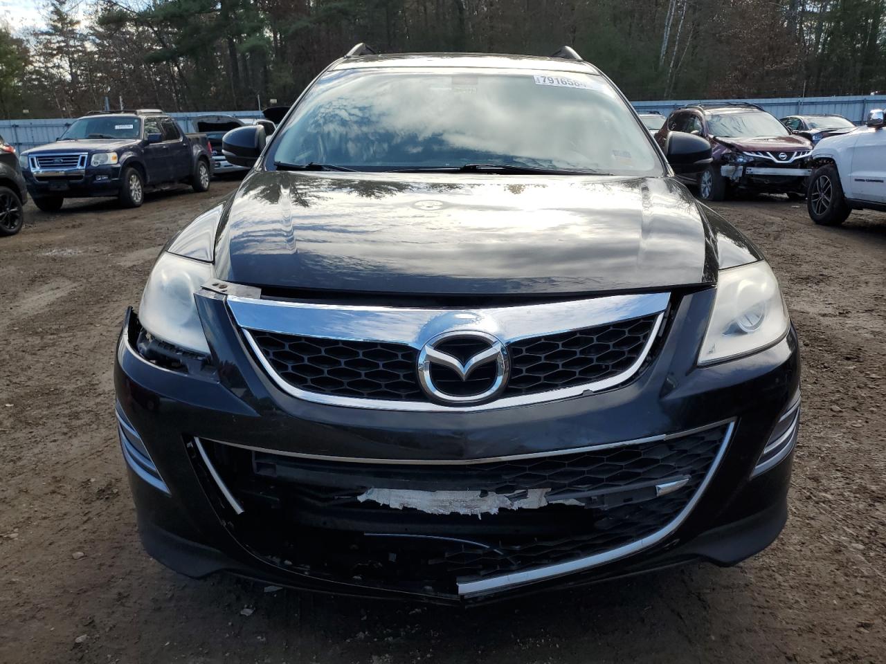 2010 Mazda CX-9 VIN JM3TB3MV3A0219591 Copart auction photo, front end / side damage thumbnail 5