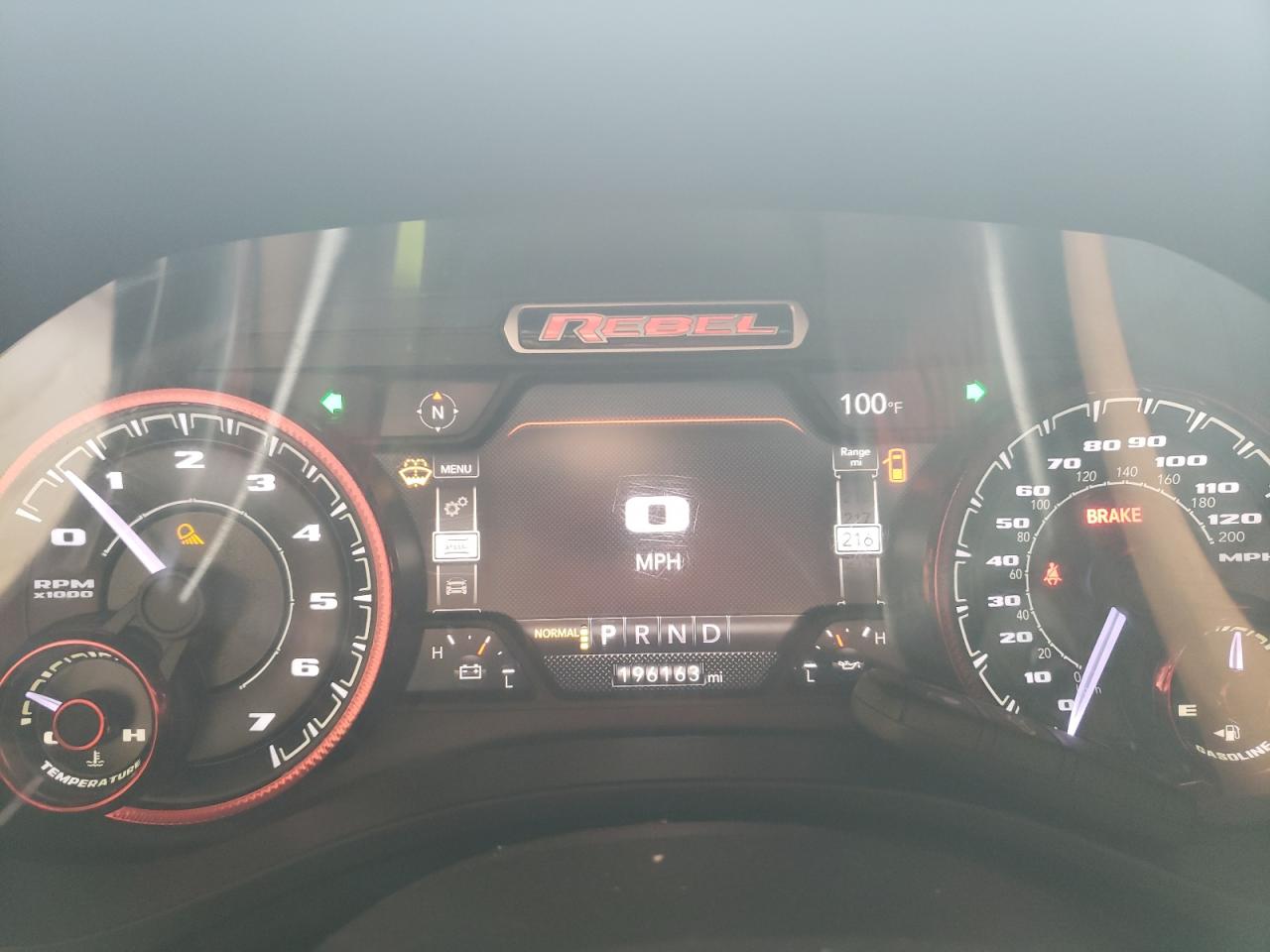 2019 RAM 1500 VIN 1C6SRFLT1KN715521 Copart auction photo, front end damage thumbnail 9