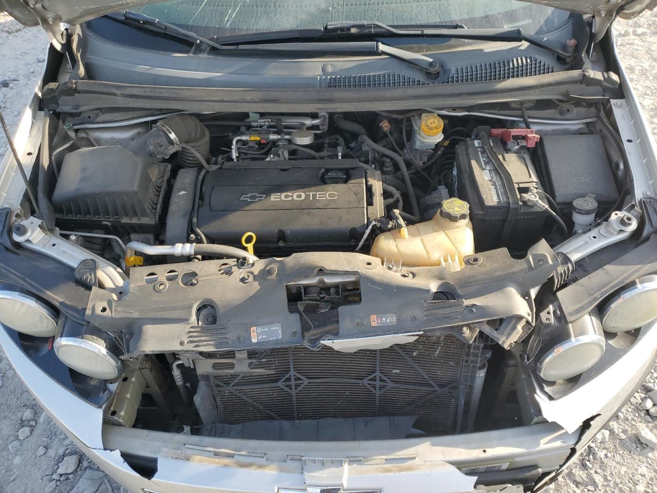 2013 Chevrolet Sonic VIN 1G1JC5SH7D4242299 Copart auction photo, front end damage thumbnail 12