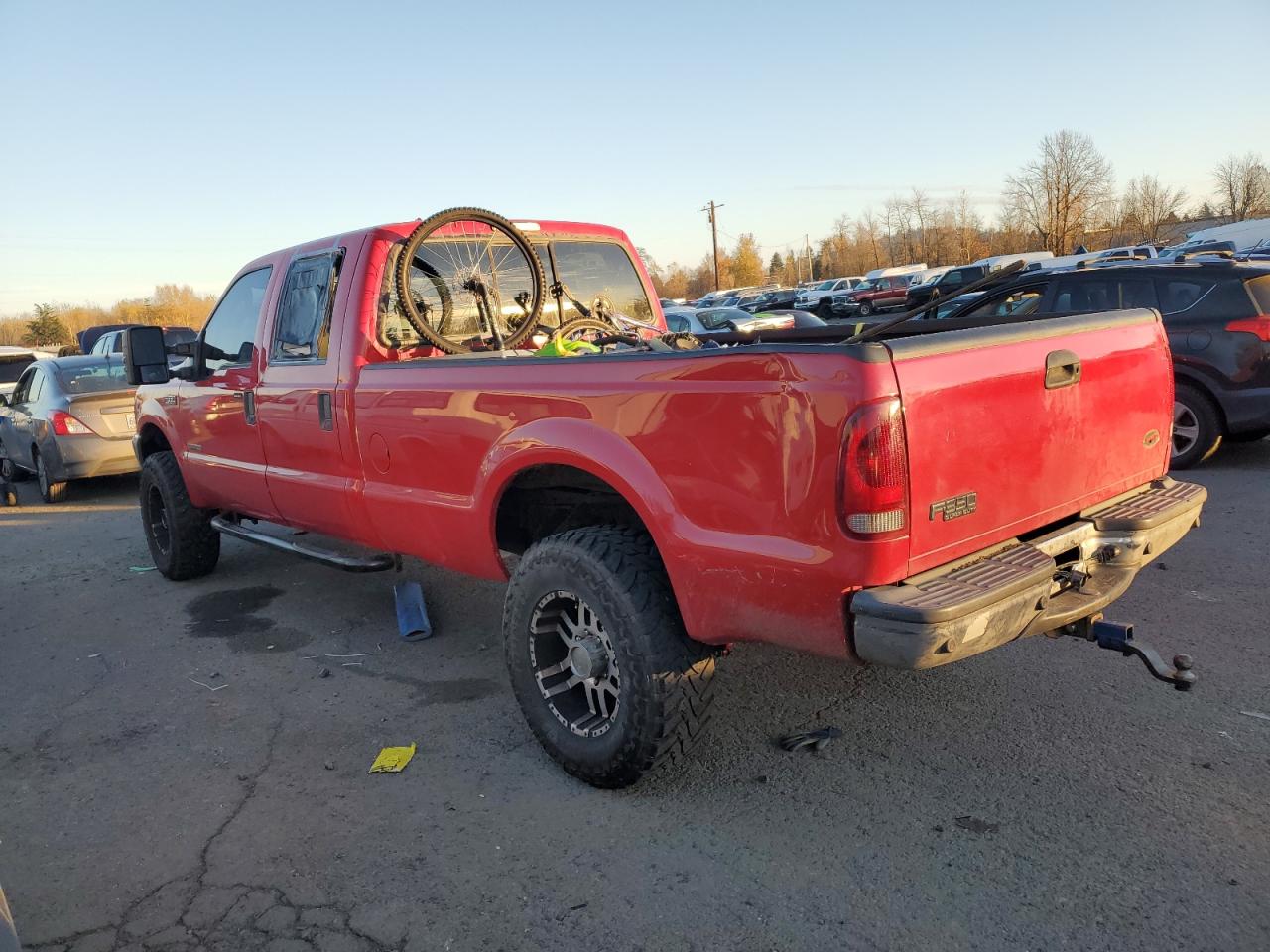 2004 Ford F350 VIN 1FTSW31P24EC68061 Copart auction photo, biohazard/chemical / rear end damage thumbnail 2