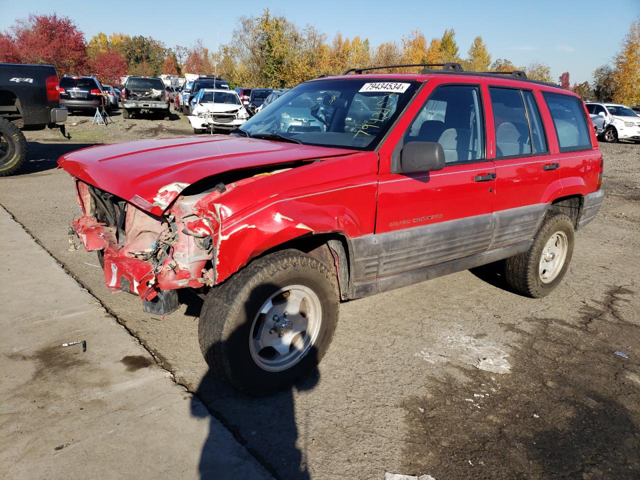 1998 Jeep Grand Cherokee VIN 1J4GZ58S3WC245142