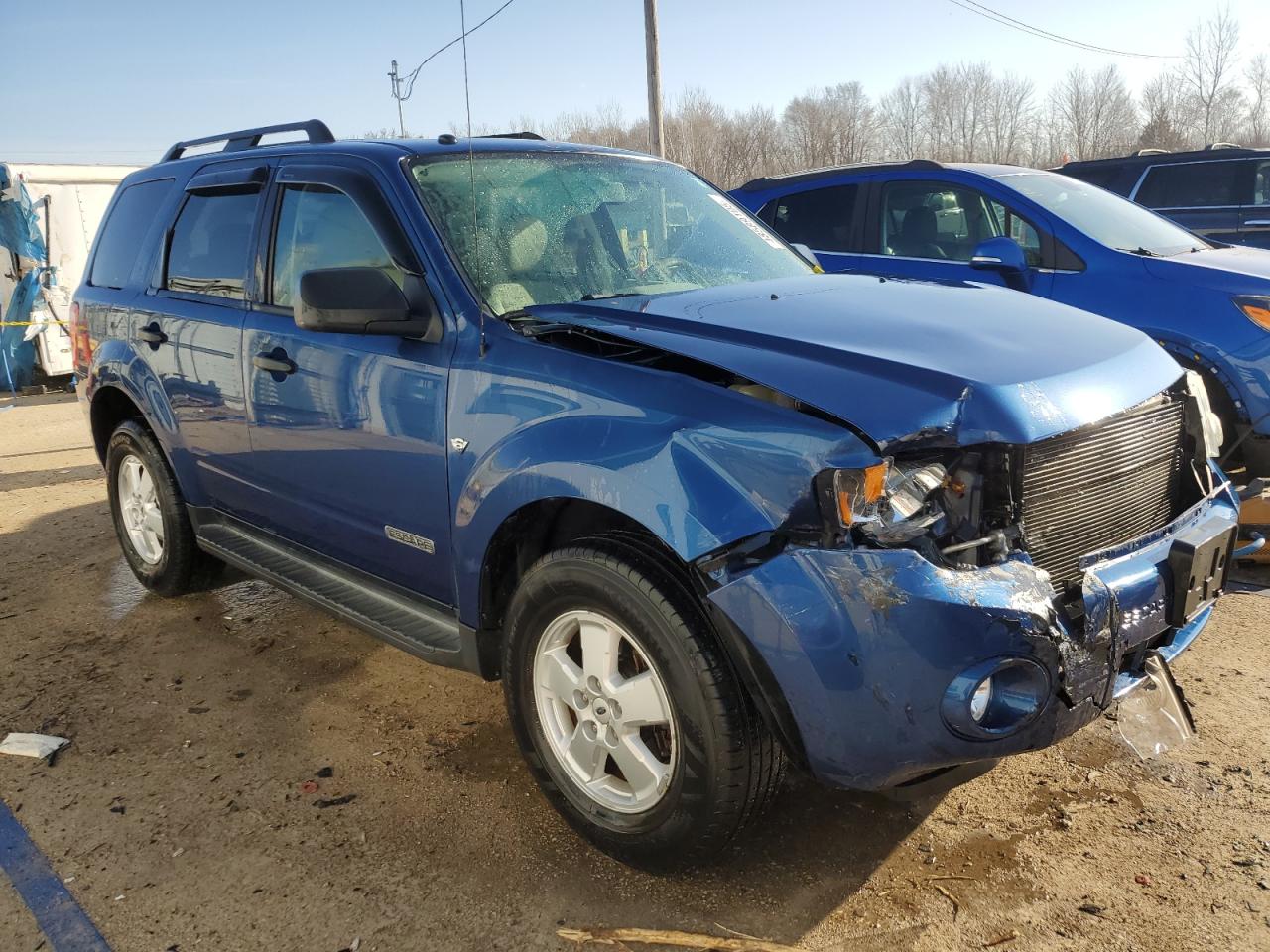 2008 Ford Escape VIN 1FMCU93138KD22735 Copart auction photo, front end / minor dent/scratches damage thumbnail 4