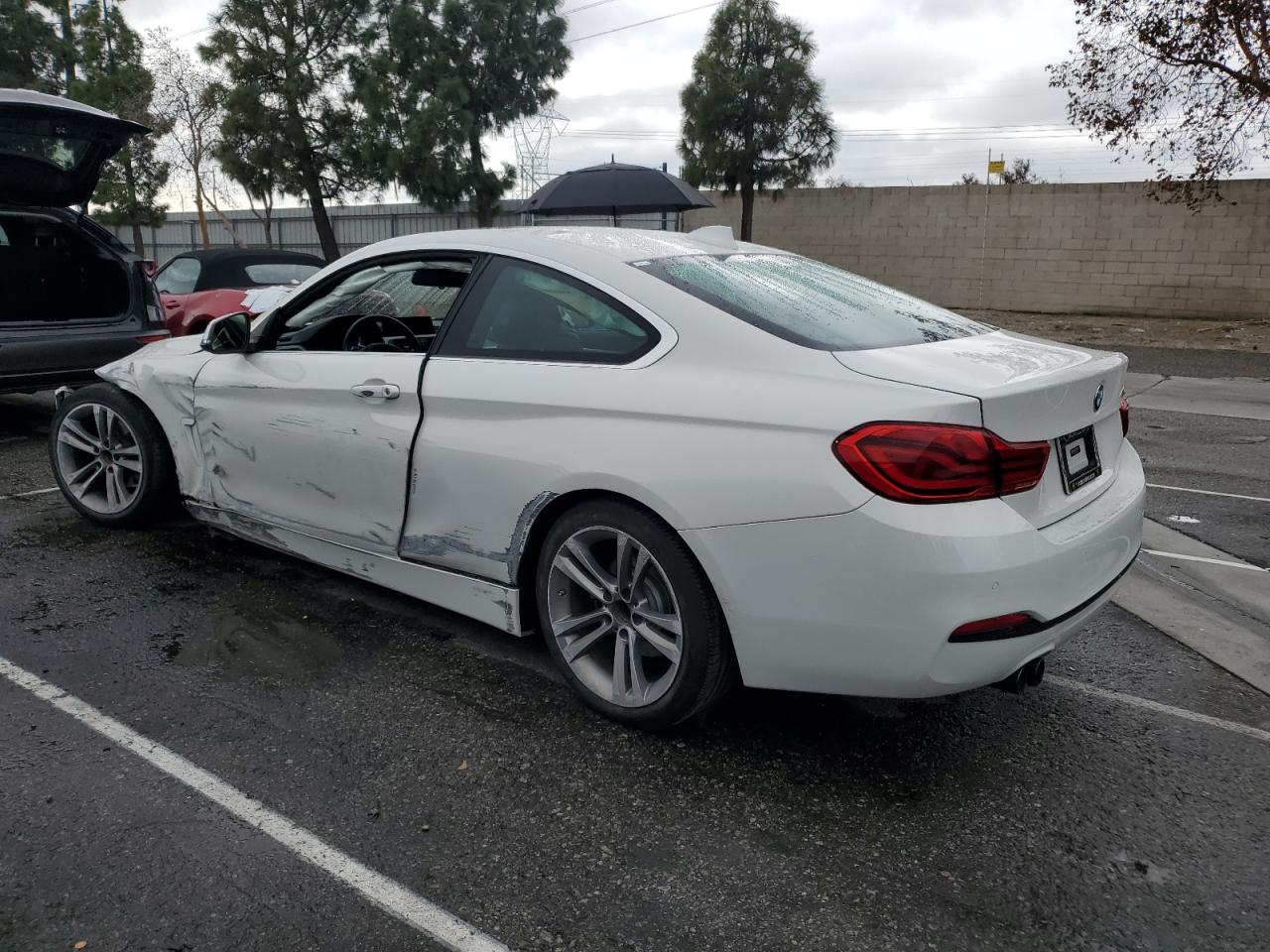 2019 BMW 4er VIN WBA4W3C53KAF91947 Copart auction photo, side / undercarriage damage thumbnail 2