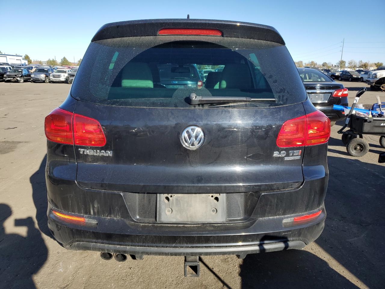 2015 Volkswagen Tiguan VIN WVGBV7AX0FW084708 Copart auction photo, front end damage thumbnail 6