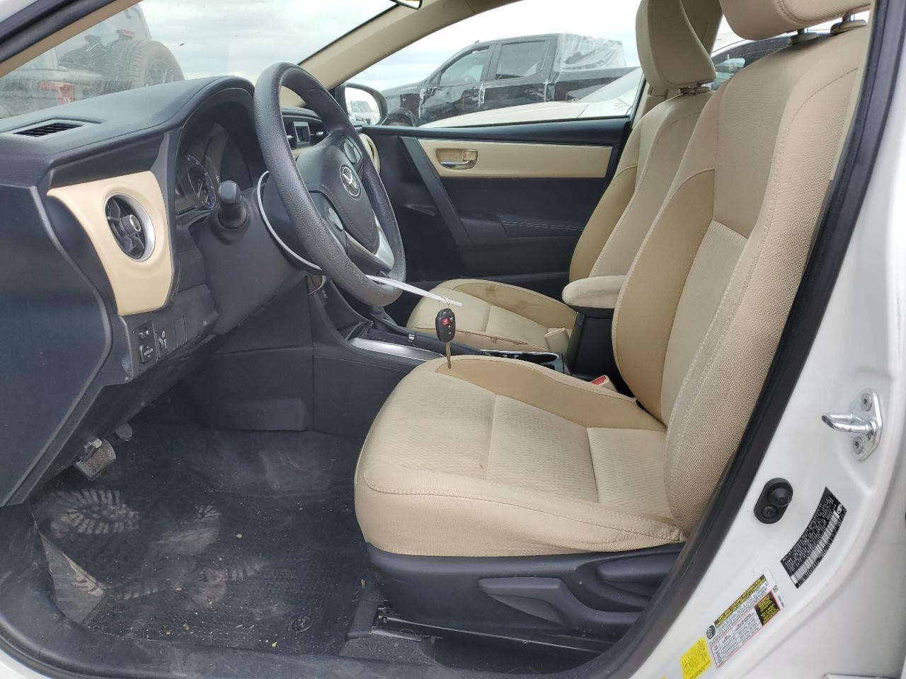 2017 Toyota Corolla VIN 5YFBURHE1HP647445 Copart auction photo, front end damage thumbnail 7