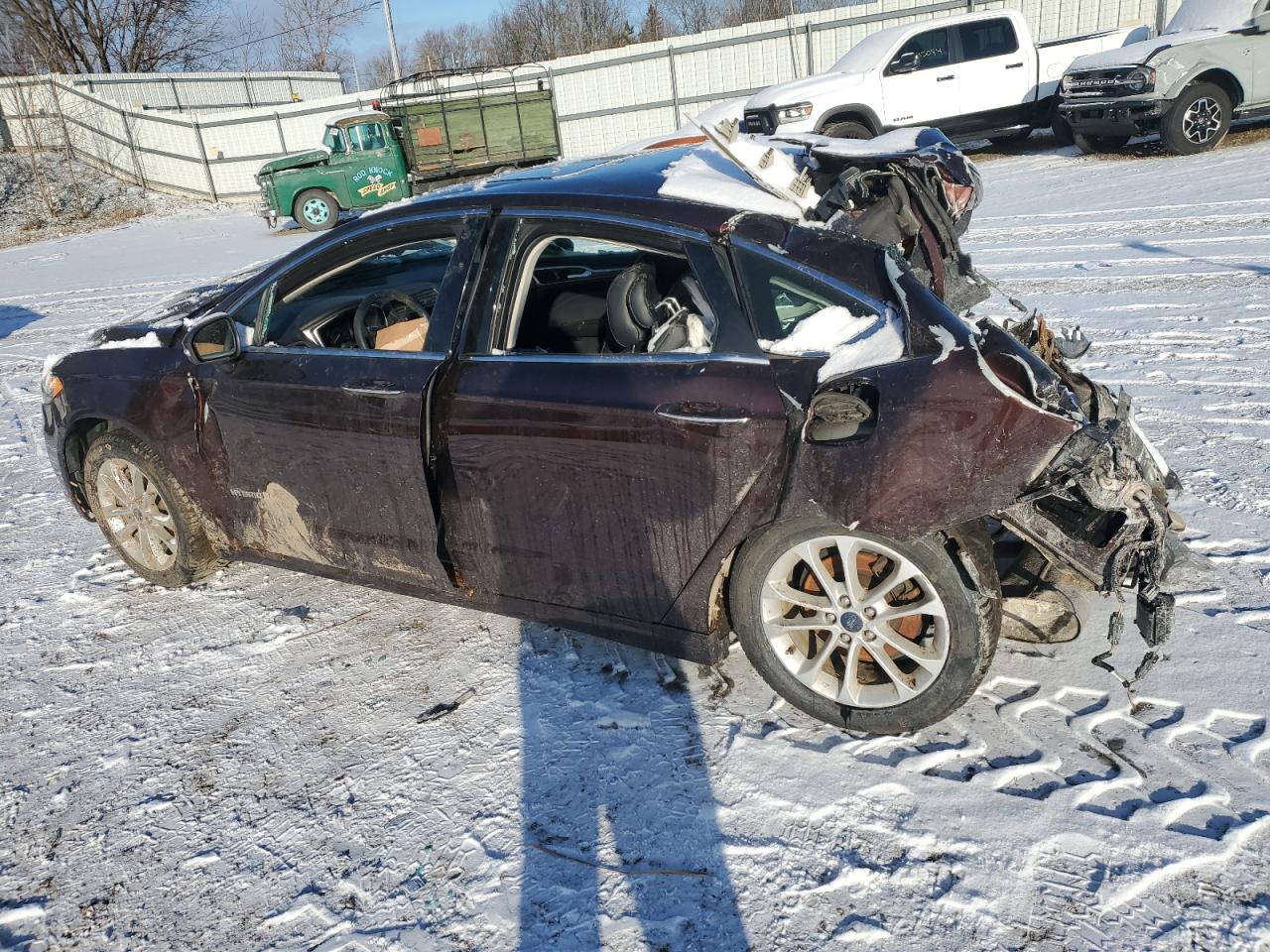 2019 Ford Fusion VIN 3FA6P0MU3KR147683 Copart auction photo, all over damage thumbnail 2