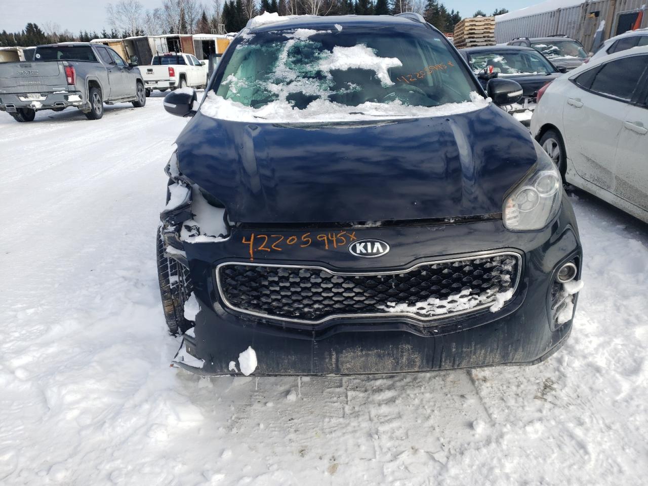 2018 KIA Sportage VIN KNDPNCACXJ7315519 Copart auction photo, front end damage thumbnail 5