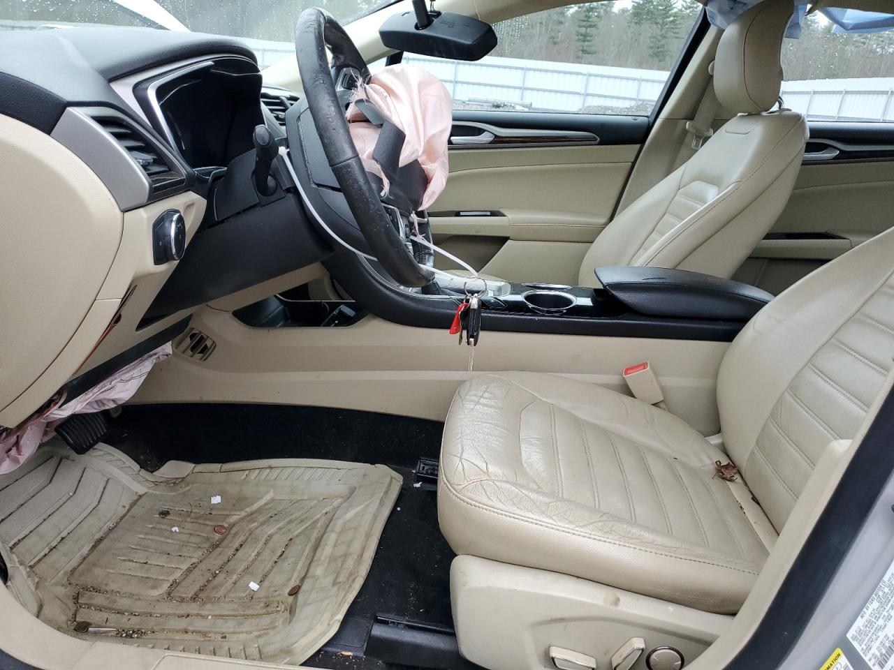 2013 Ford Fusion VIN 3FA6P0HR5DR380859 Copart auction photo, front end / undercarriage damage thumbnail 7