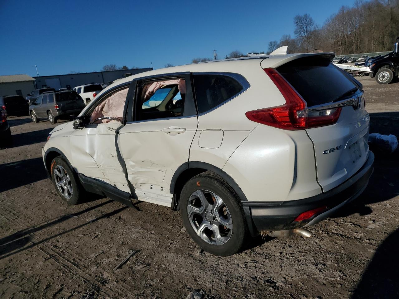 2017 Honda CR-V VIN 5J6RW2H8XHL010857 Copart auction photo, side damage thumbnail 2