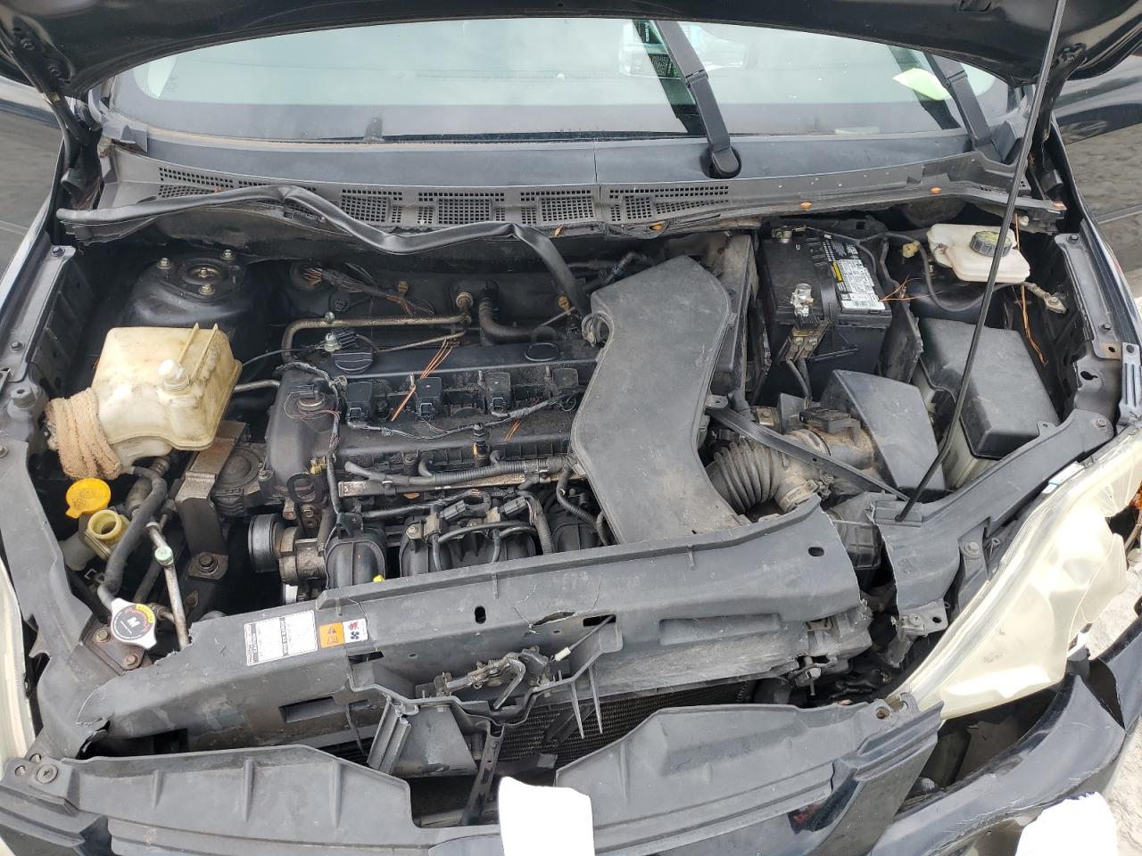 2007 Mazda 5 VIN JM1CR293870148256 Copart auction photo, front end damage thumbnail 12