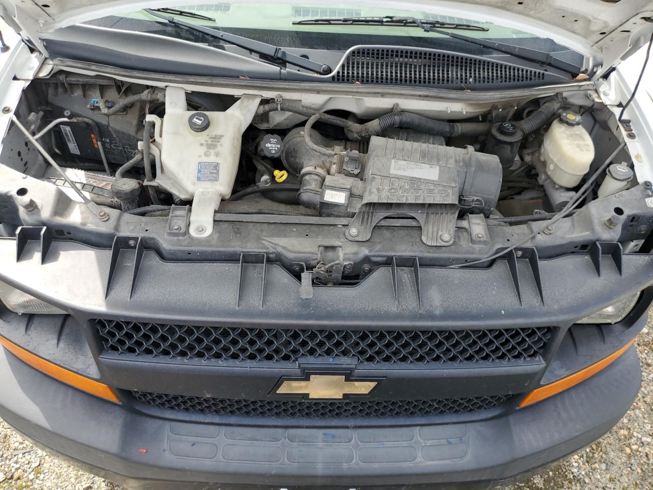 2017 Chevrolet Express VIN 1GCWGAFF2H1128205 Copart auction photo, side / front end damage thumbnail 12