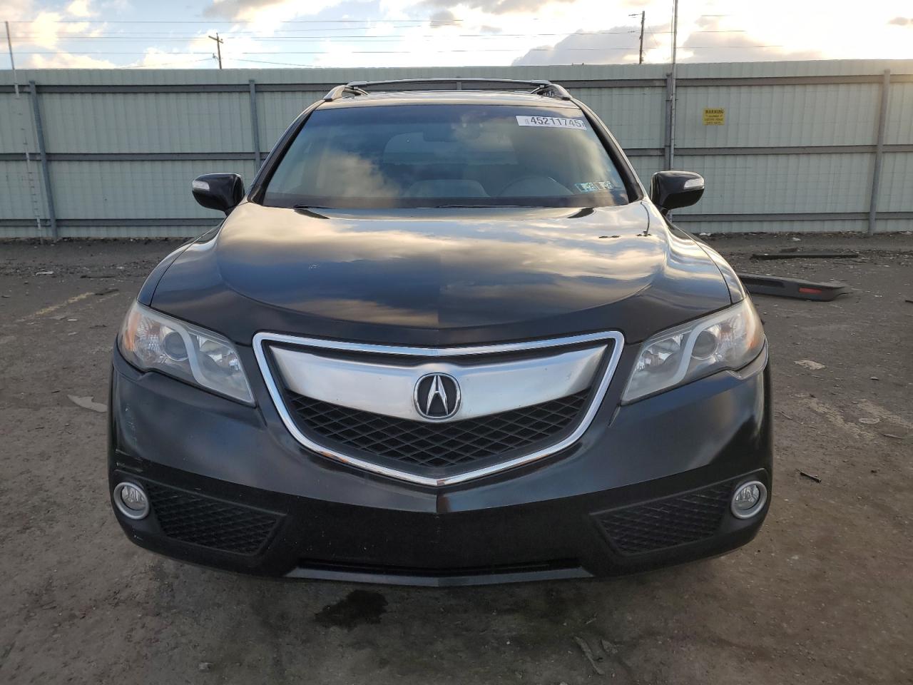 2013 Acura RDX VIN 5J8TB4H55DL004100 Copart auction photo, rear end / front end damage thumbnail 5