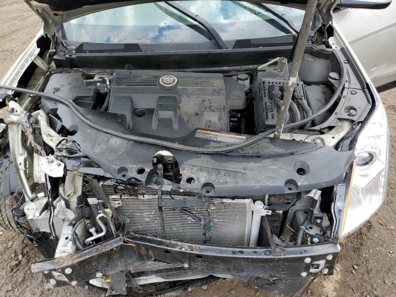 2016 Cadillac SRX VIN 3GYFNBE34GS570915 Copart auction photo, rollover damage thumbnail 13